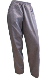 PANTALON CHEF UNISEX CINTURA ELASTICA 200g 65%