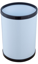 PAPELERA 10 l  metálica pintada blanca