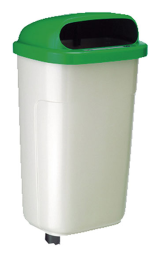 PAPELERA CLASSIC 50 l Tapa verde