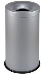 PAPELERA METALICA IGNIFUGA 90 l gris