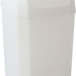PAPELERA SWING LID HAS 30 l blanca