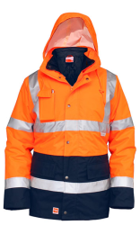 PARKA GUNDAR Alta Visibilidad 100% poliéster T-S