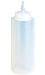 PERA PARA SALSAS TRANSLUCIDA 360ml Ø6x18,2 cm