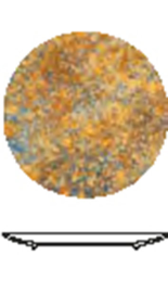 PLATO COUPE 21 cm SATURNO COUPE GRUNGE Costaverde