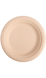 PLATO LLANO FIBRA BIO Ø15,5x1,4 cm natural 
