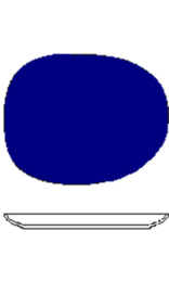 PLATO PEQUEÑO 22x18 cm ISOLA AZUL COBALTO 