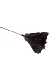 PLUMERO AVESTRUZ mango 73 cm plumas 30 cm