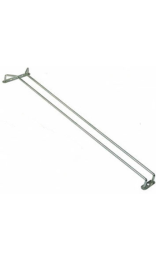 RACK ACERO CROMADO PARA COPAS 61 cm