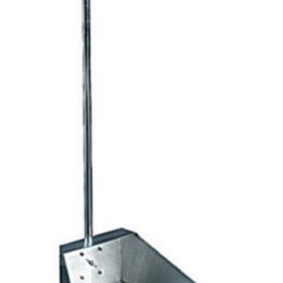 Recogedor metálico galvanizado grande con palo - Compra ahora