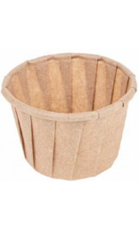 SALSERA KRAFT papel plisado 120 ml Ø65x40mm