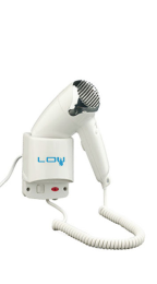 SECADOR CABELLOS LOU base pared 1200w blanco 