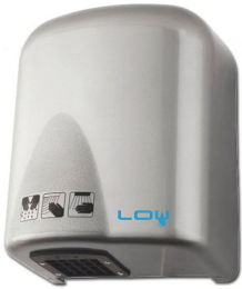 SECAMANOS AIRE LOU optico inox satinado 2000 w