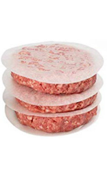 SEPARADOR HAMBURGUESAS REDONDO Ø65mm transparente