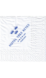 Servilleta Personalizada 20x20 cm Blanca Lisa | Compra en línea