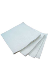SERVILLETA 20x20cm 2c 1/4 P&P blanca