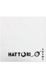 Servilleta Personalizada 33x33cm Blanca Gofrada