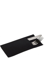 SERVILLETA 33x40 cm 2c P&P CANGURO Negra celulosa