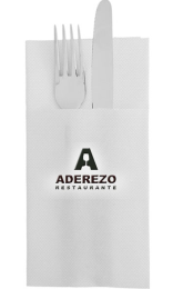 Servilleta Personalizada 40x40 cm | G&P Canguro | Blanco