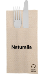 Servilleta de Papel Personalizada 40x40 cm Canguro Nature