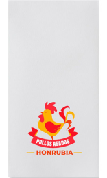 Servilleta personalizada 40x40 Spun 70g 1/8 blanca - Compra online