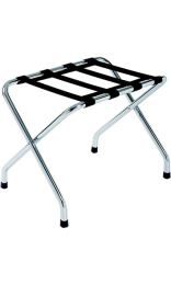 SOPORTE MALETAS HOTEL acero cromado brillo