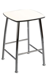 TABURETE acero cromado fenolico