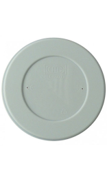 Tapa Hermética de Polipropileno Gris para Bol o Tazón 450cc