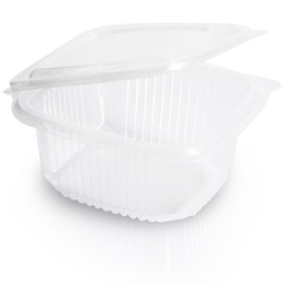 TARRINA TAPA BISAGRA 250 cc. PP 95x124x51 mm