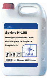Desinfectante clorado TASKI SPRINT H-100 para uso hospitalario