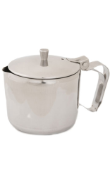 TETERA CON TAPA INOX 350 ml 7,4x7,4x9,3 cm 