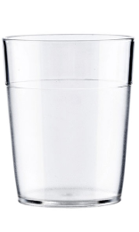 VASO 350 cc 78x114 mm policarbonato transparente