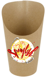 Vaso Kraft Fritos Personalizado 225g 270ml