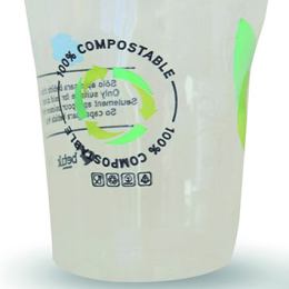 VASO PLA 220 cc compostable