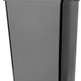 WASTE BIN BLACK Papelera 23 l